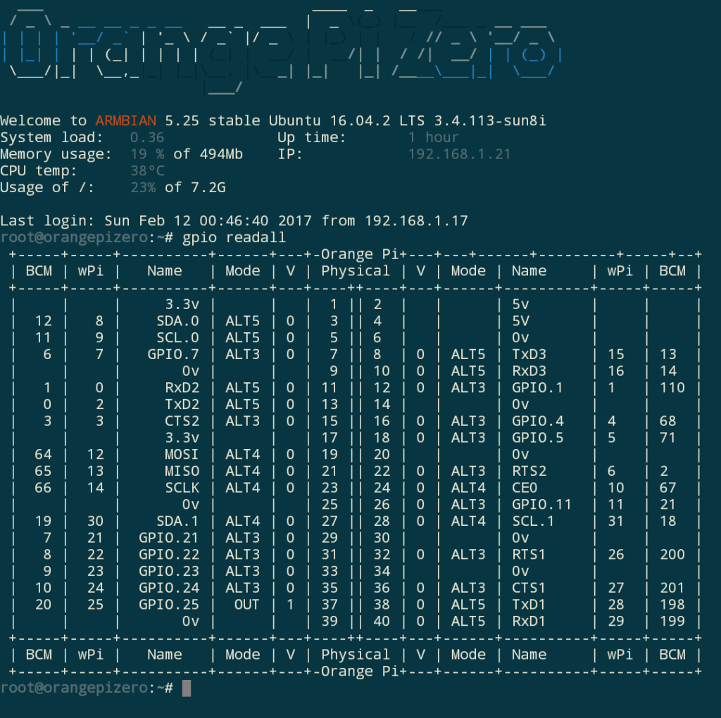 Control The Orange Pi Zero Gpio D0wn 3682